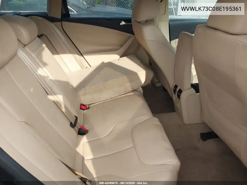 2008 Volkswagen Passat Komfort VIN: WVWLK73C08E195361 Lot: 42499475
