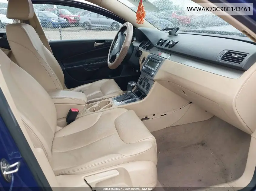2008 Volkswagen Passat Komfort VIN: WVWAK73C98E143461 Lot: 42503327