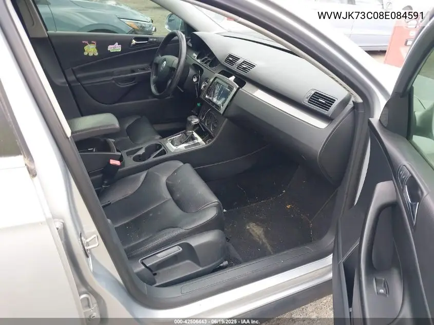 2008 Volkswagen Passat Turbo VIN: WVWJK73C08E084591 Lot: 42506443