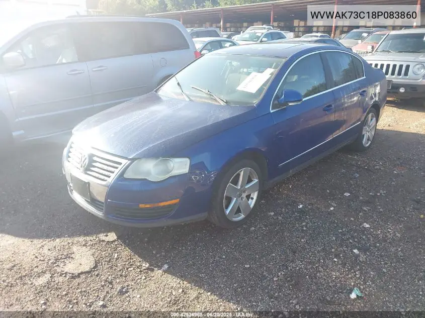 2008 Volkswagen Passat Komfort VIN: WVWAK73C18P083860 Lot: 42536968