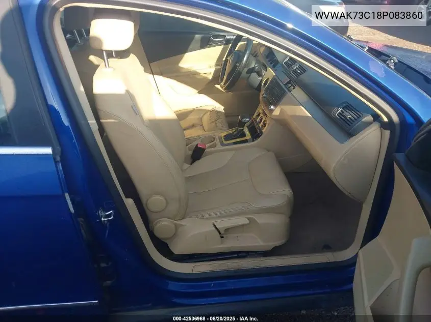 2008 Volkswagen Passat Komfort VIN: WVWAK73C18P083860 Lot: 42536968