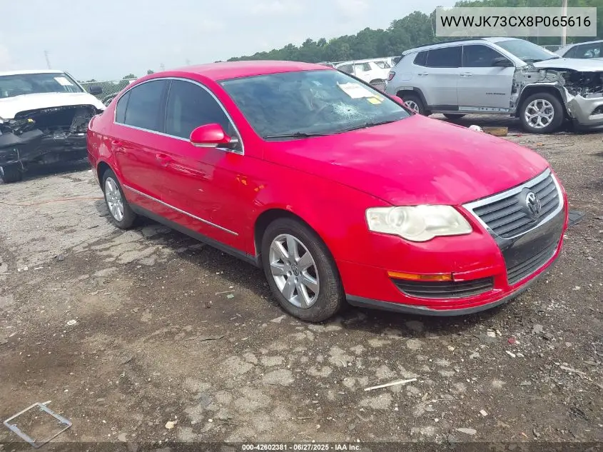 2008 Volkswagen Passat Turbo VIN: WVWJK73CX8P065616 Lot: 42602381