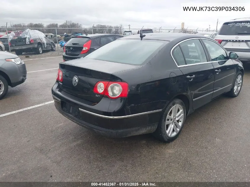 2009 Volkswagen Passat Komfort VIN: WVWJK73C39P034306 Lot: 41452367