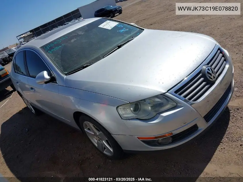 2009 Volkswagen Passat Komfort VIN: WVWJK73C19E078820 Lot: 41823121