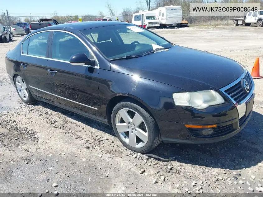 2009 Volkswagen Passat Komfort VIN: WVWJK73C09P008648 Lot: 42176752
