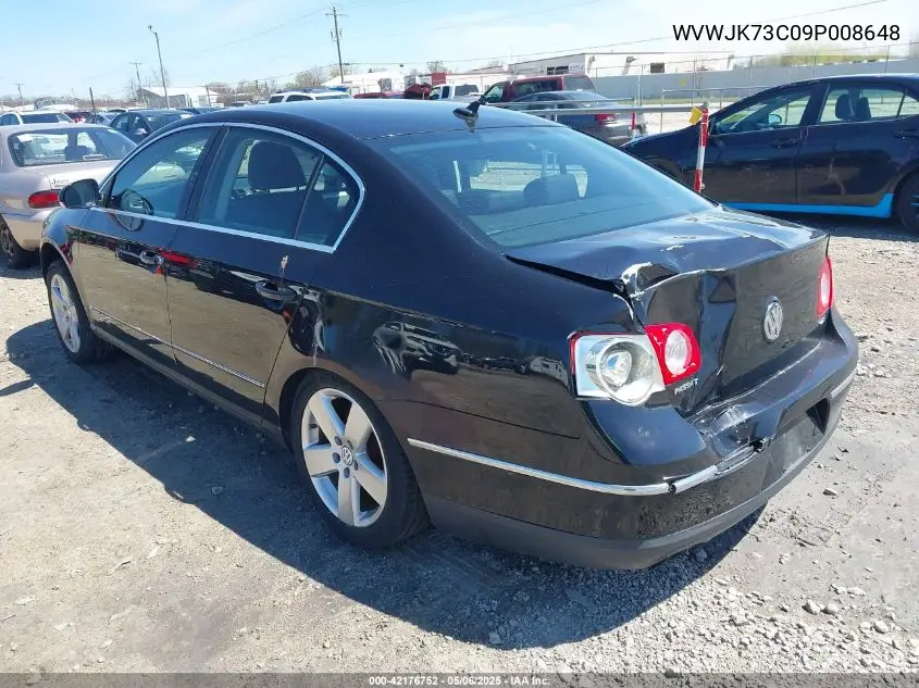 2009 Volkswagen Passat Komfort VIN: WVWJK73C09P008648 Lot: 42176752