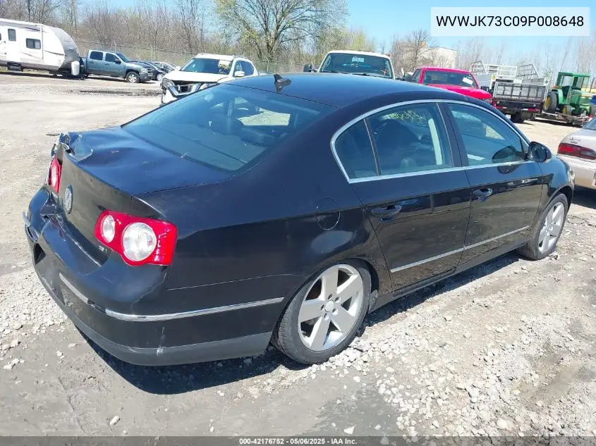 2009 Volkswagen Passat Komfort VIN: WVWJK73C09P008648 Lot: 42176752