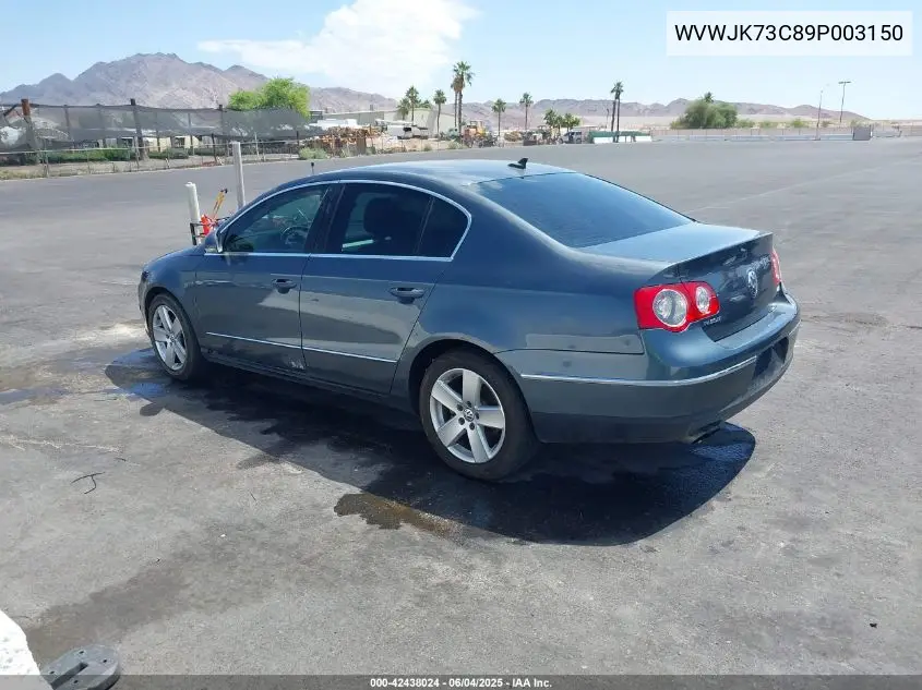 2009 Volkswagen Passat Komfort VIN: WVWJK73C89P003150 Lot: 42438024