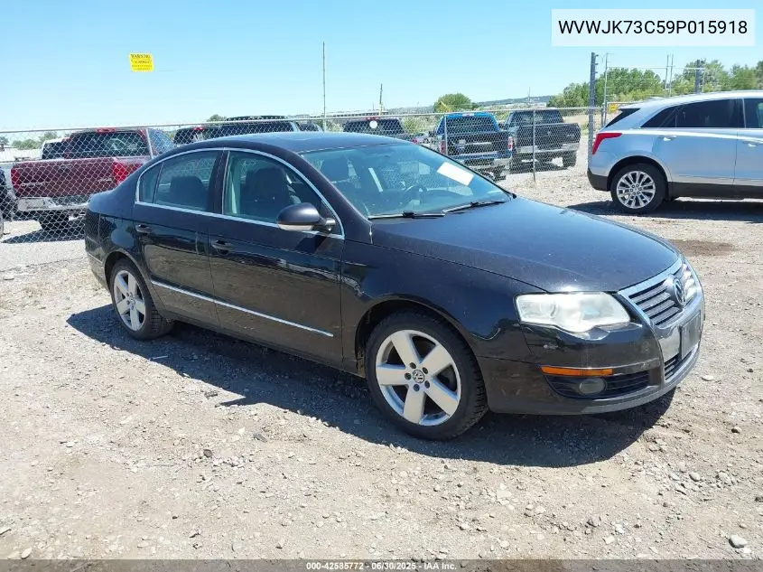 2009 Volkswagen Passat Turbo VIN: WVWJK73C59P015918 Lot: 42585772