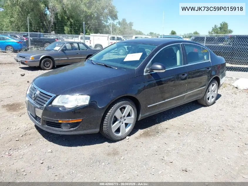 2009 Volkswagen Passat Turbo VIN: WVWJK73C59P015918 Lot: 42585772