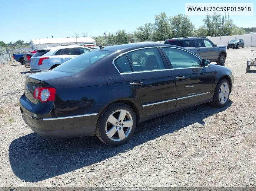 2009 Volkswagen Passat Turbo VIN: WVWJK73C59P015918 Lot: 42585772