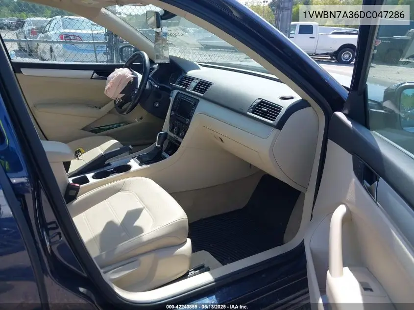 2013 Volkswagen Passat 2.0L Tdi Se VIN: 1VWBN7A36DC047286 Lot: 42243855