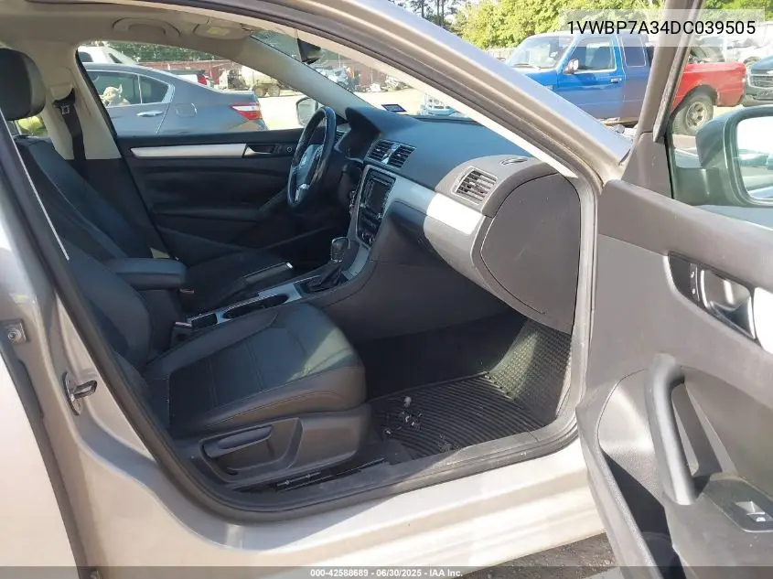 2013 Volkswagen Passat 2.5L Se VIN: 1VWBP7A34DC039505 Lot: 42588689
