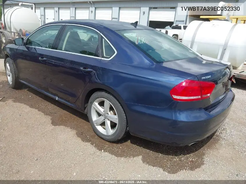 2014 Volkswagen Passat 1.8T Se VIN: 1VWBT7A39EC052330 Lot: 42256473