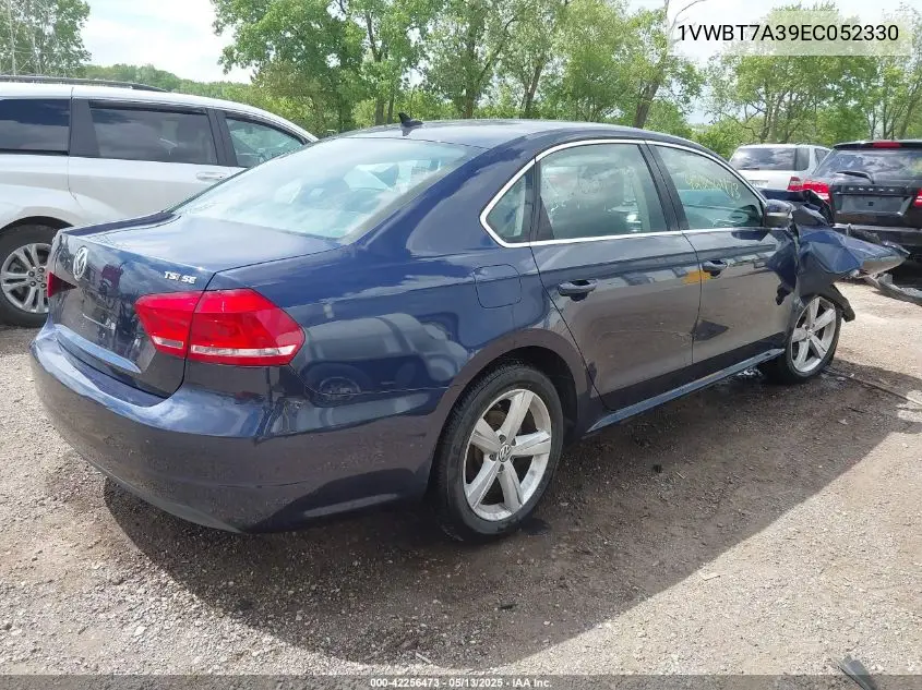 2014 Volkswagen Passat 1.8T Se VIN: 1VWBT7A39EC052330 Lot: 42256473