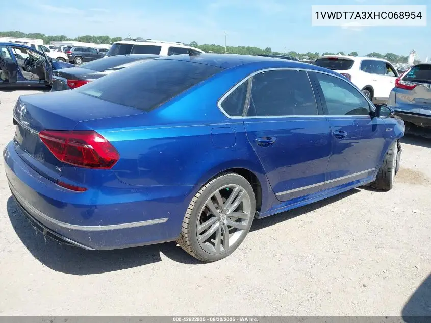 2017 Volkswagen Passat 1.8T R-Line VIN: 1VWDT7A3XHC068954 Lot: 42622925