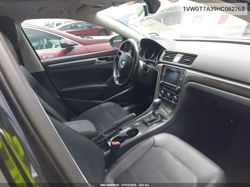 2017 Volkswagen Passat 1.8T Se VIN: 1VWGT7A39HC062768 Lot: 42650920