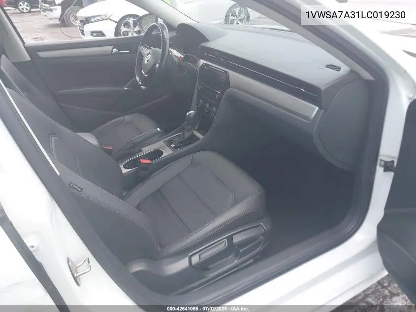 2020 Volkswagen Passat 2.0T Se VIN: 1VWSA7A31LC019230 Lot: 42641066
