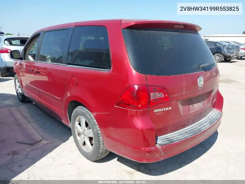 2009 Volkswagen Routan Se VIN: 2V8HW34199R553825 Lot: 41991052