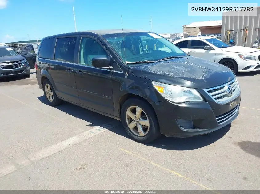 2009 Volkswagen Routan Se VIN: 2V8HW34129R517782 Lot: 42282252