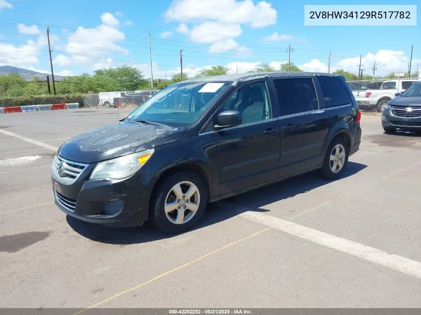 2009 Volkswagen Routan Se VIN: 2V8HW34129R517782 Lot: 42282252