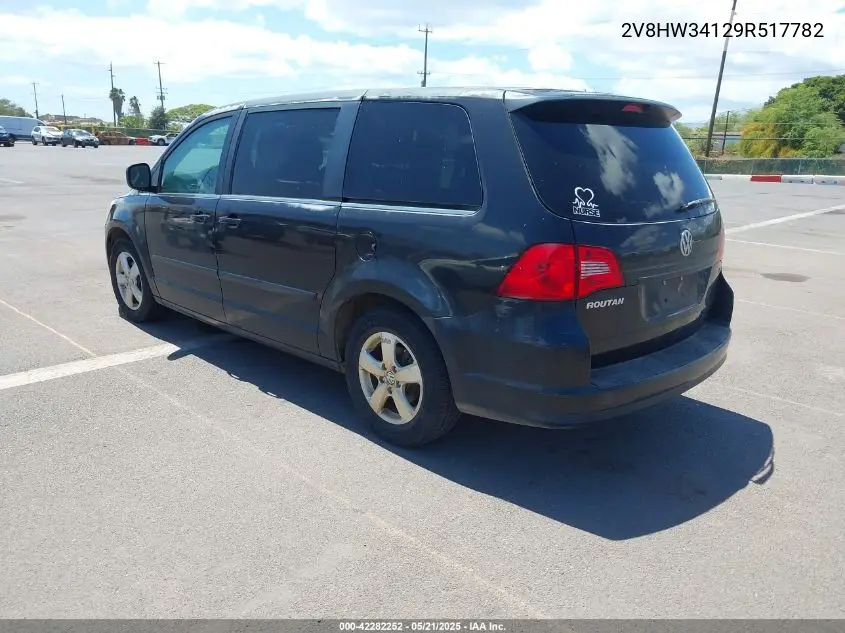 2009 Volkswagen Routan Se VIN: 2V8HW34129R517782 Lot: 42282252