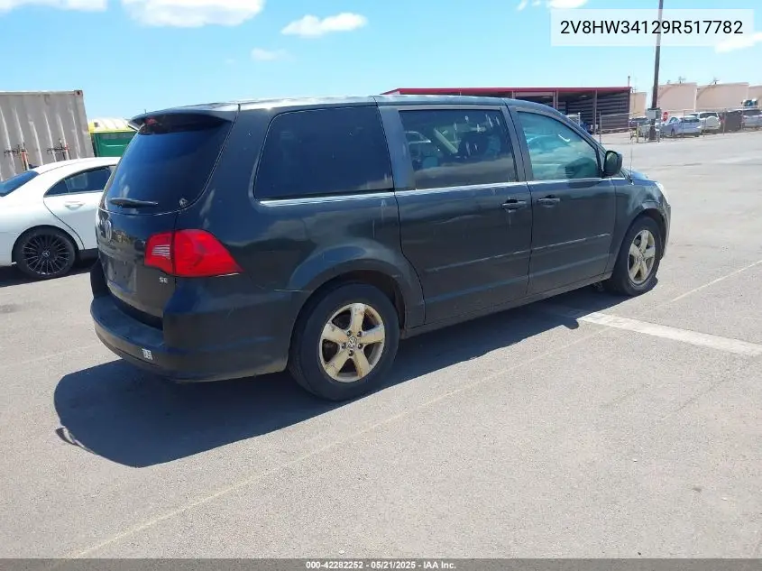 2009 Volkswagen Routan Se VIN: 2V8HW34129R517782 Lot: 42282252