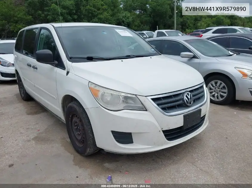 2009 Volkswagen Routan S VIN: 2V8HW441X9R579890 Lot: 42495999