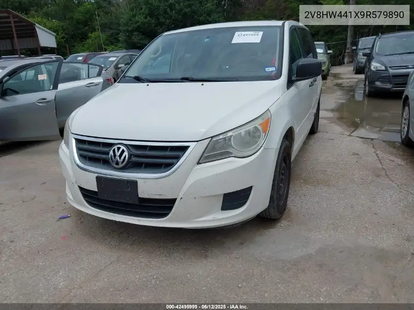 2009 Volkswagen Routan S VIN: 2V8HW441X9R579890 Lot: 42495999
