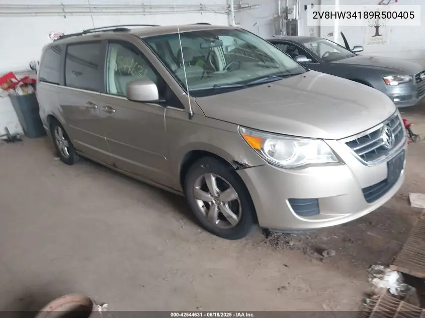 2009 Volkswagen Routan Se VIN: 2V8HW34189R500405 Lot: 42544631