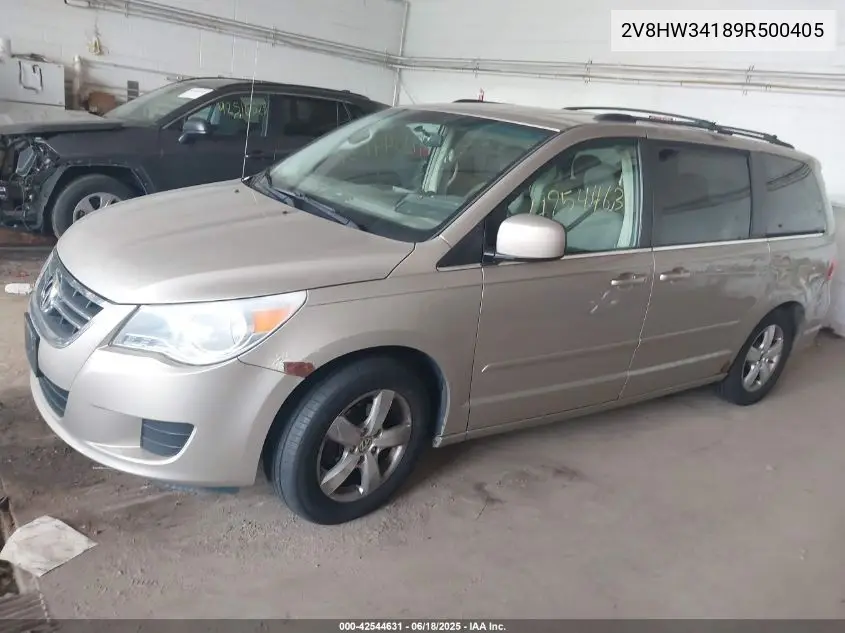 2009 Volkswagen Routan Se VIN: 2V8HW34189R500405 Lot: 42544631