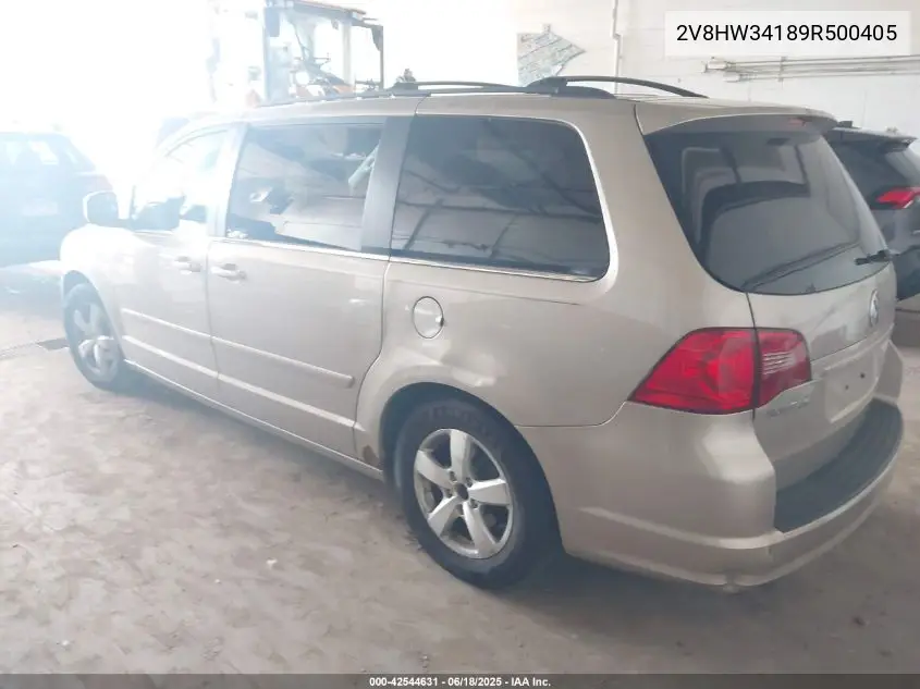 2009 Volkswagen Routan Se VIN: 2V8HW34189R500405 Lot: 42544631