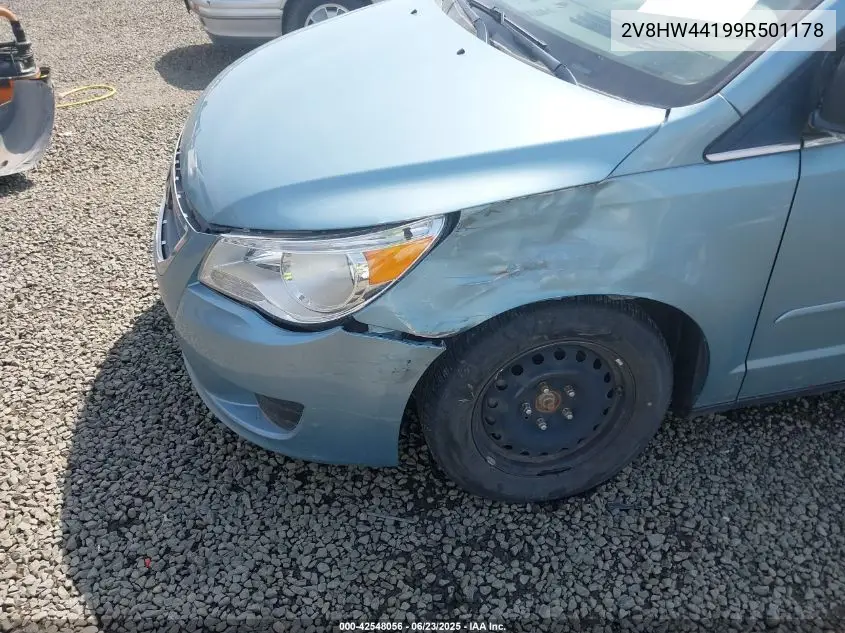 2009 Volkswagen Routan S VIN: 2V8HW44199R501178 Lot: 42548056
