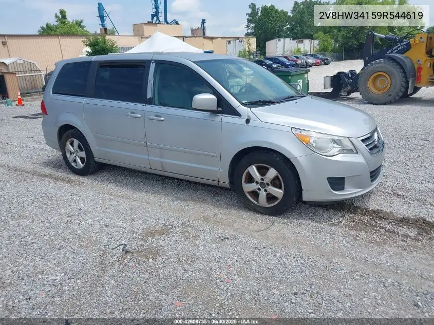 2009 Volkswagen Routan Se VIN: 2V8HW34159R544619 Lot: 42609735