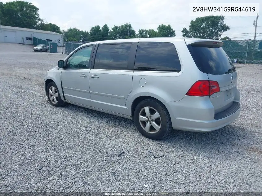 2009 Volkswagen Routan Se VIN: 2V8HW34159R544619 Lot: 42609735