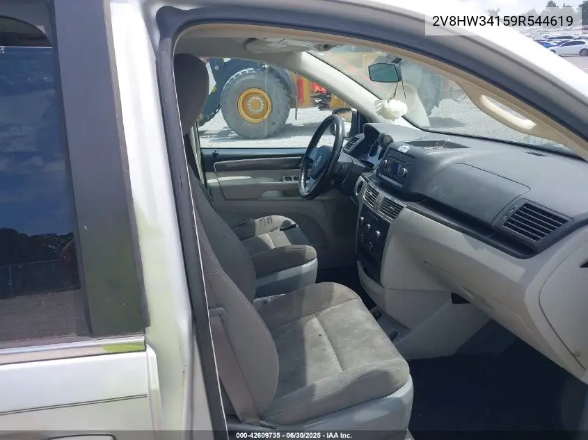 2009 Volkswagen Routan Se VIN: 2V8HW34159R544619 Lot: 42609735