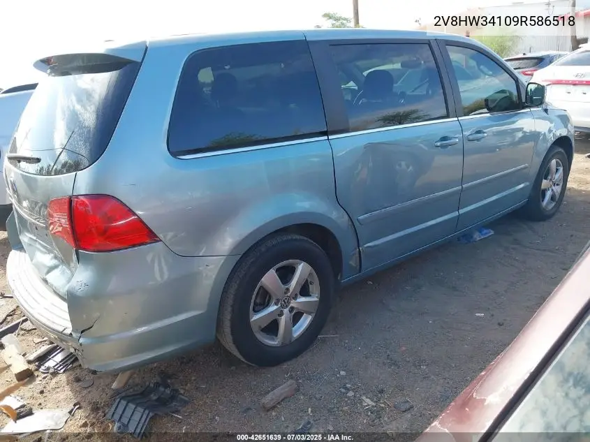 2009 Volkswagen Routan Se VIN: 2V8HW34109R586518 Lot: 42651639