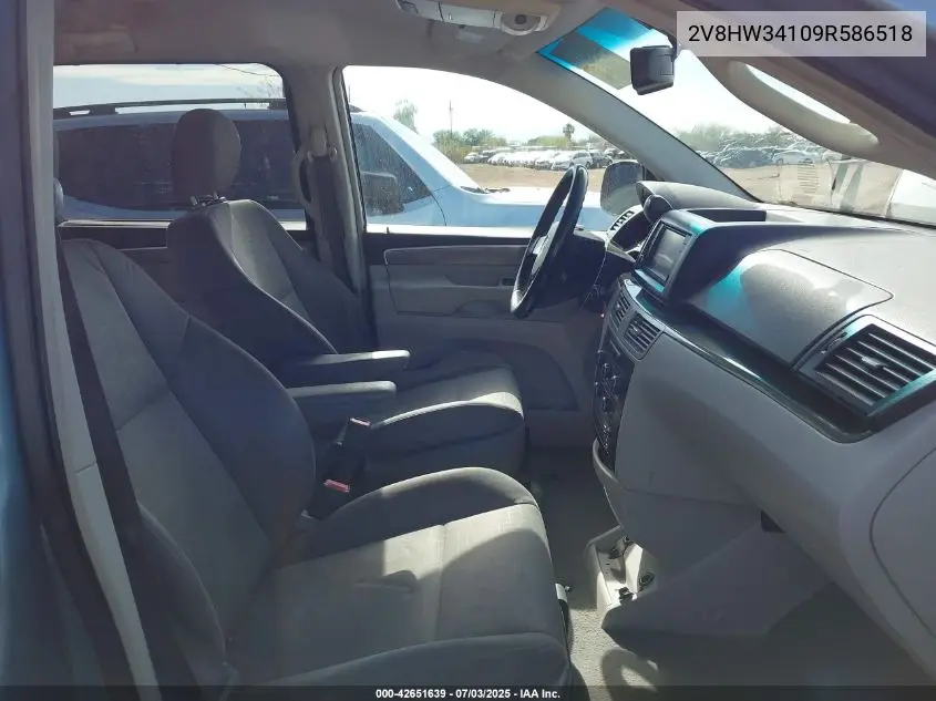 2009 Volkswagen Routan Se VIN: 2V8HW34109R586518 Lot: 42651639