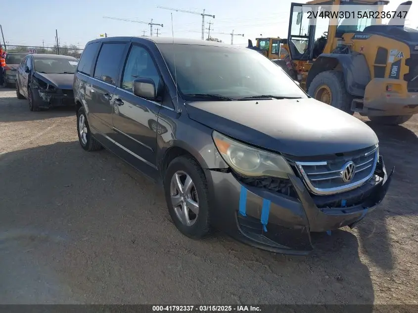 2010 Volkswagen Routan Se VIN: 2V4RW3D15AR236747 Lot: 41792337