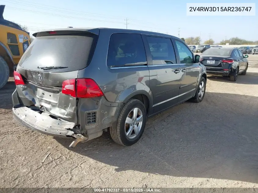 2010 Volkswagen Routan Se VIN: 2V4RW3D15AR236747 Lot: 41792337