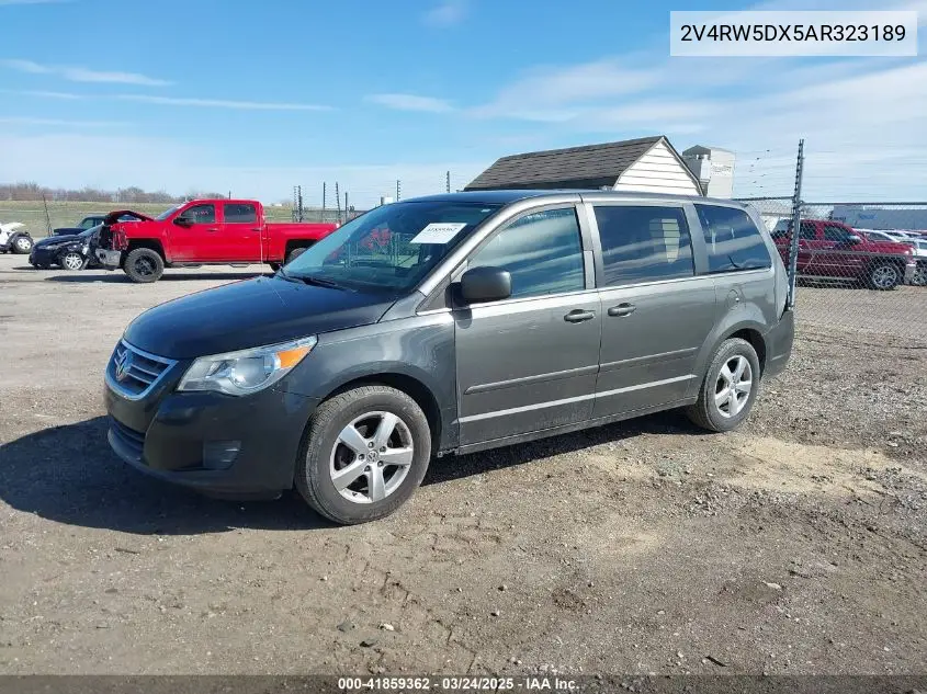2010 Volkswagen Routan Sel VIN: 2V4RW5DX5AR323189 Lot: 41859362