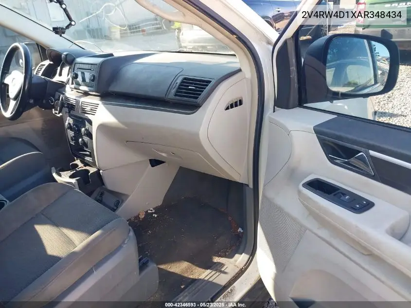 2010 Volkswagen Routan S VIN: 2V4RW4D1XAR348434 Lot: 42346593