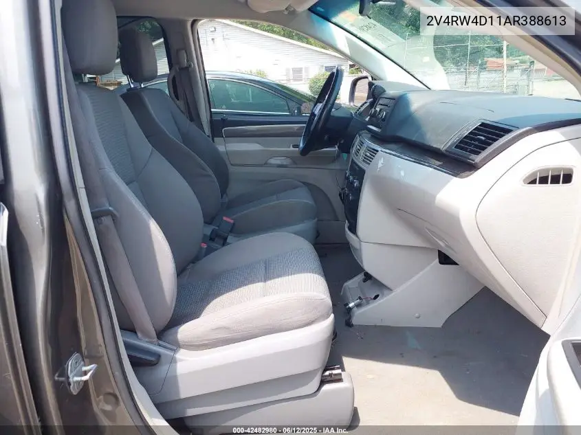 2010 Volkswagen Routan S VIN: 2V4RW4D11AR388613 Lot: 42482980