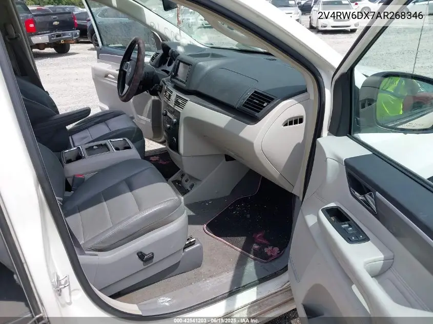 2010 Volkswagen Routan Sel Premium VIN: 2V4RW6DX7AR268346 Lot: 42541203