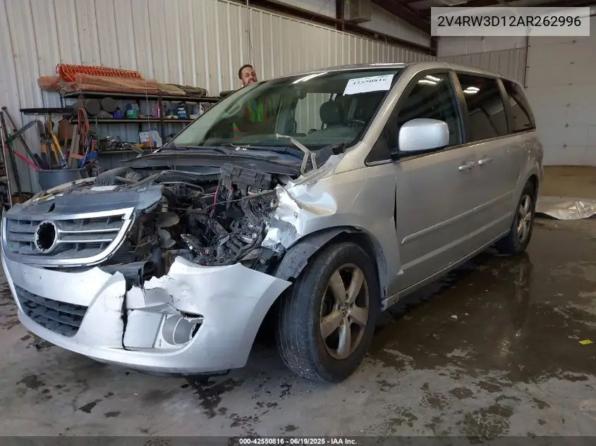 2010 Volkswagen Routan Se VIN: 2V4RW3D12AR262996 Lot: 42550816