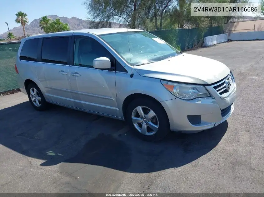 2010 Volkswagen Routan Se VIN: 2V4RW3D10AR166686 Lot: 42566295