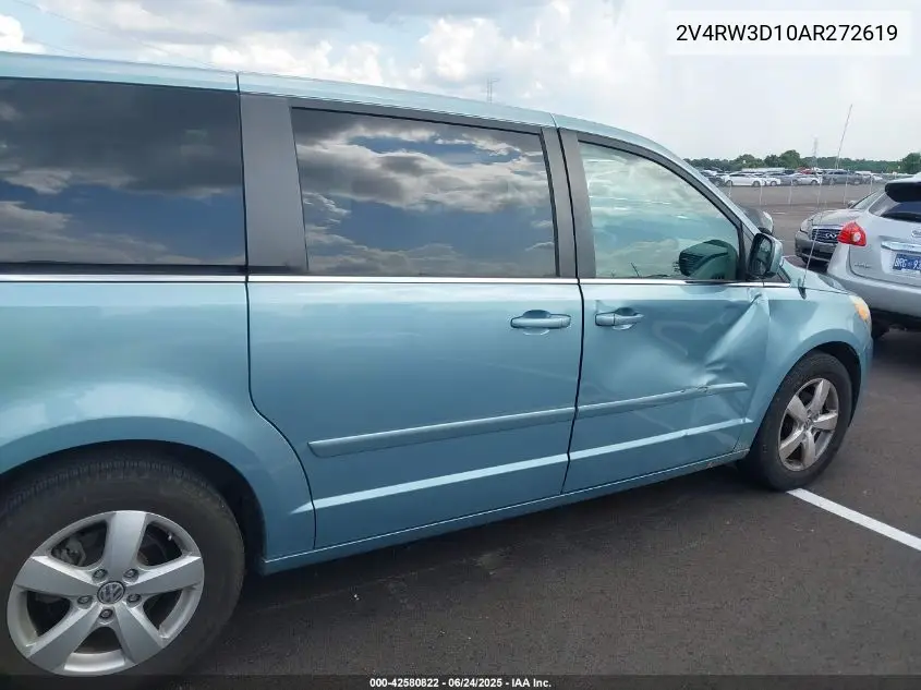 2010 Volkswagen Routan Se VIN: 2V4RW3D10AR272619 Lot: 42580822