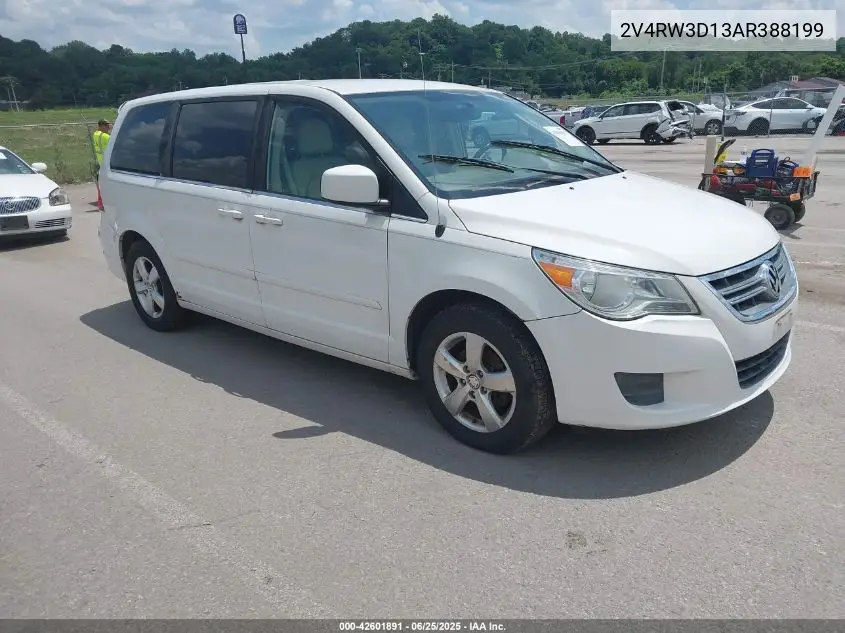 2010 Volkswagen Routan Se VIN: 2V4RW3D13AR388199 Lot: 42601891