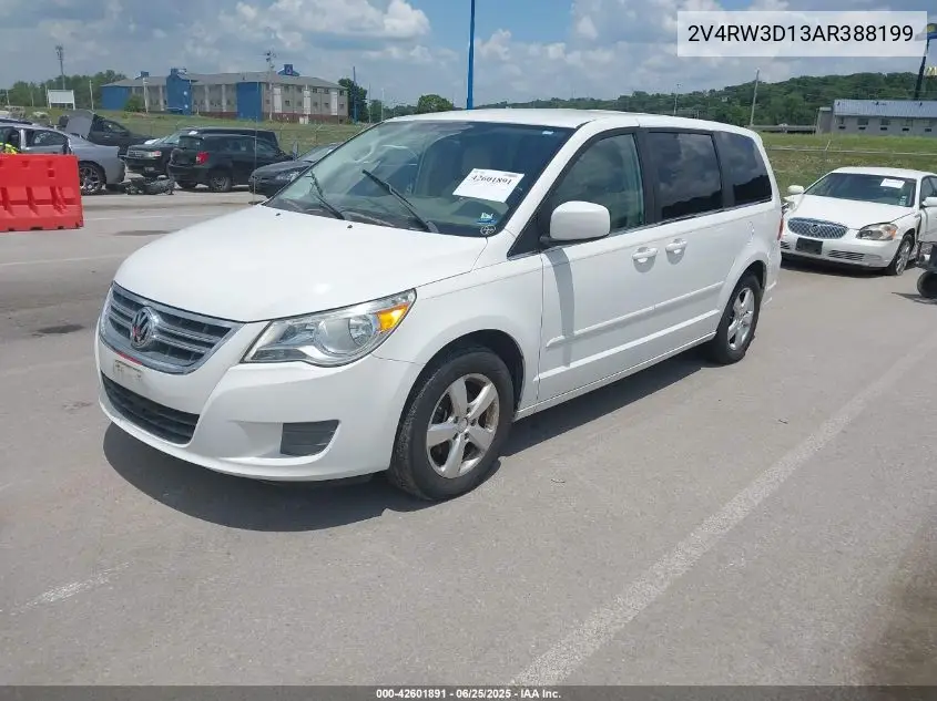 2010 Volkswagen Routan Se VIN: 2V4RW3D13AR388199 Lot: 42601891