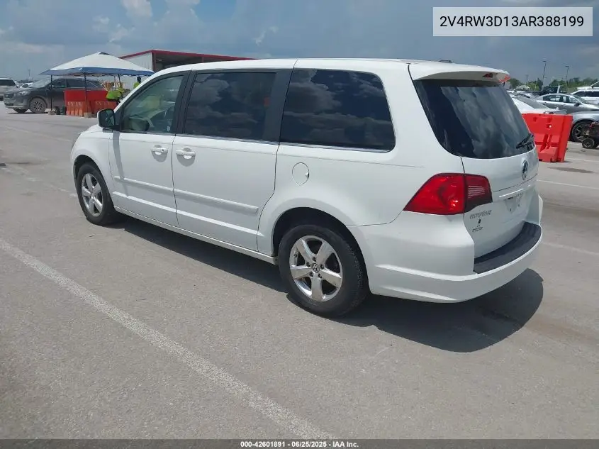 2010 Volkswagen Routan Se VIN: 2V4RW3D13AR388199 Lot: 42601891
